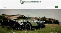 Desktop Screenshot of motorhistorisk.dk
