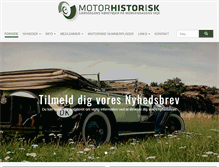 Tablet Screenshot of motorhistorisk.dk